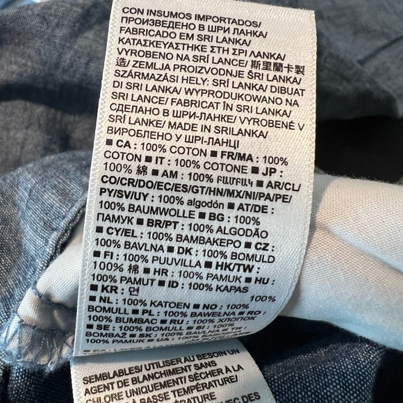 GAP Blue Girlfriend Khaki Pants - Picture 6 of 6